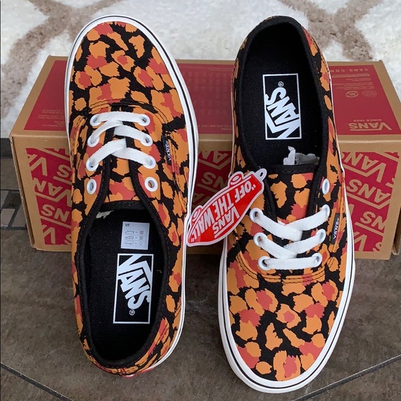 VANS AUTHENTIC LEOPARD BLACK/INCA GOLD Men’s - Picture 7 of 16